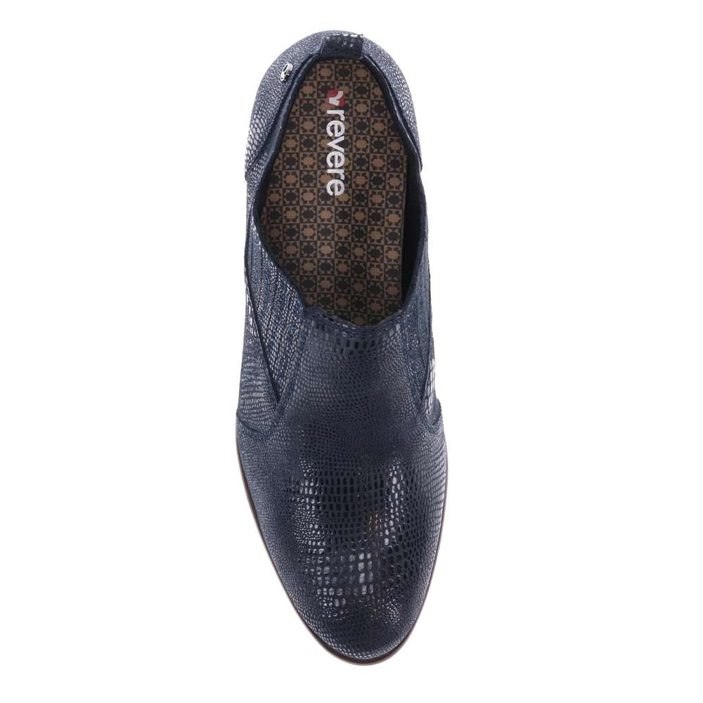 Palermo Shootie - Navy Lizard