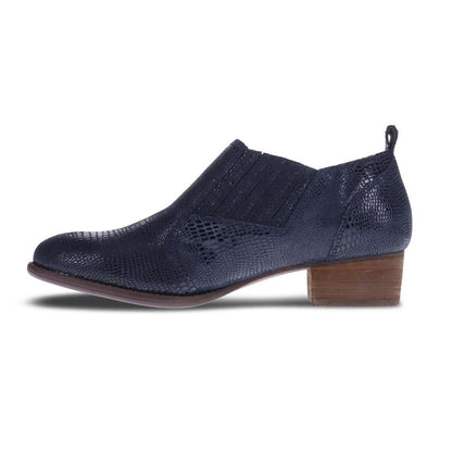 Palermo Shootie - Navy Lizard