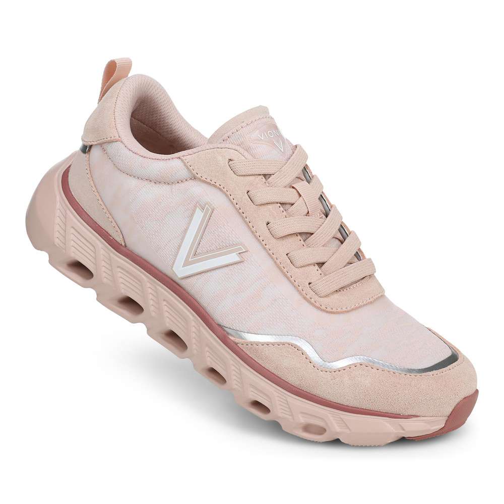Presley Lace-Up Sneaker - Cameo Rose