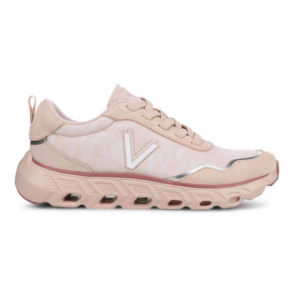 Presley Lace-Up Sneaker - Cameo Rose