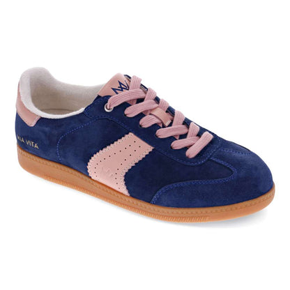 Ramona II Lace-Up Casual Sneaker - Royal Blue/Blush
