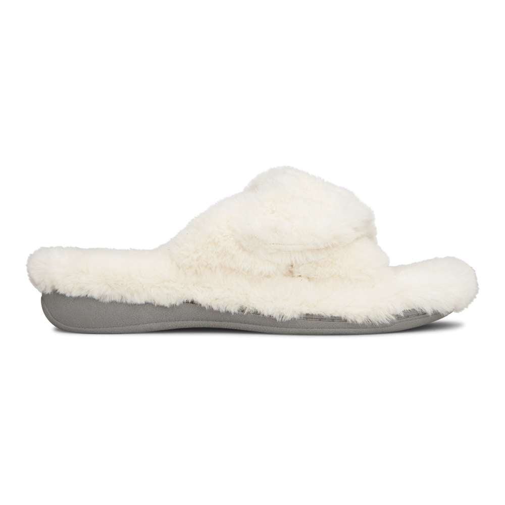 Relax Plush Slipper - Ivory