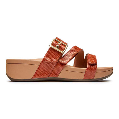Rio Platform Sandal - Brown Woven