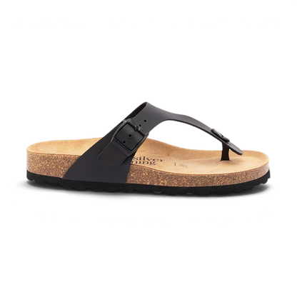Rosas II Slide - Black