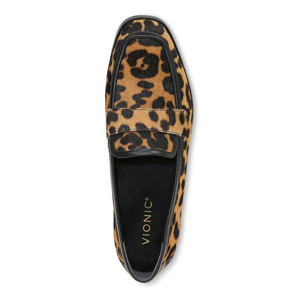 Sellah Loafer - Tan Leopard