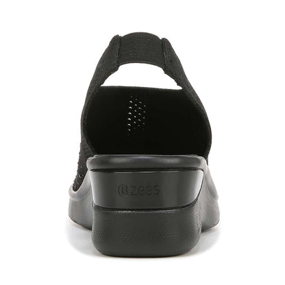 Sicily Wedged Mary-Jane - Black