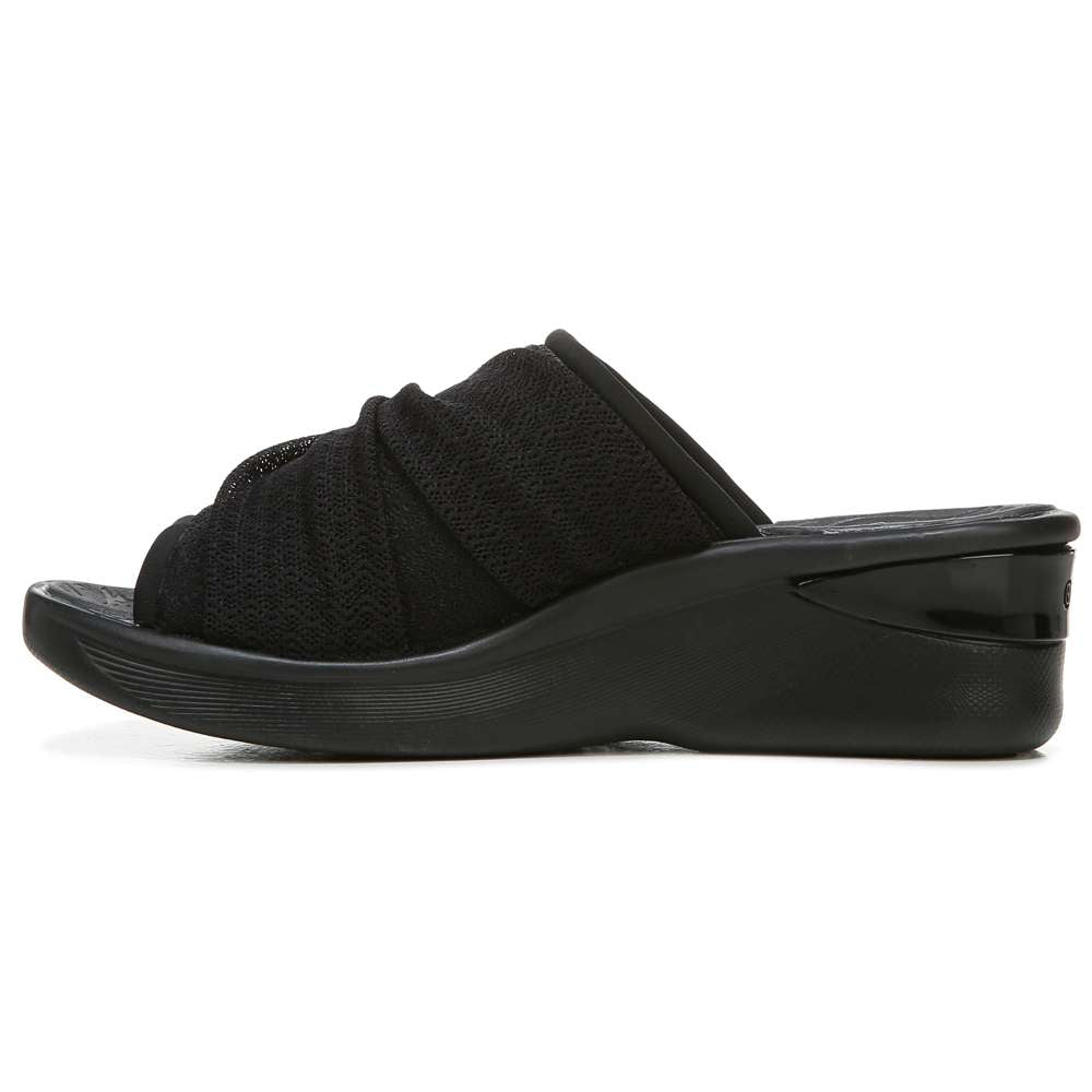 Smile II Wedge - Black Lace