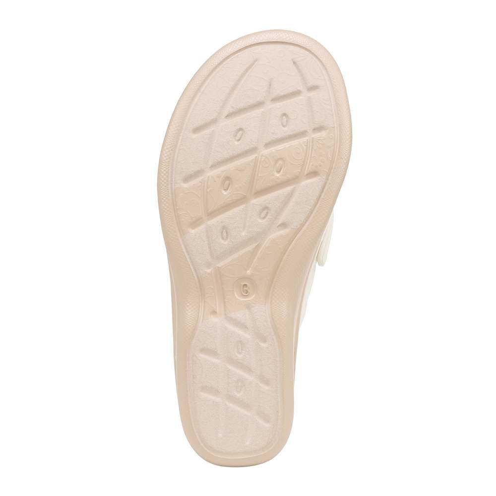 Smile Wedge - White Fabric