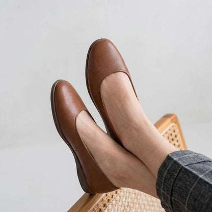 Soft Flex Ballet Flat - Tea