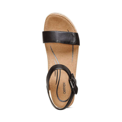 Sydney Espadrille Wedge - Black