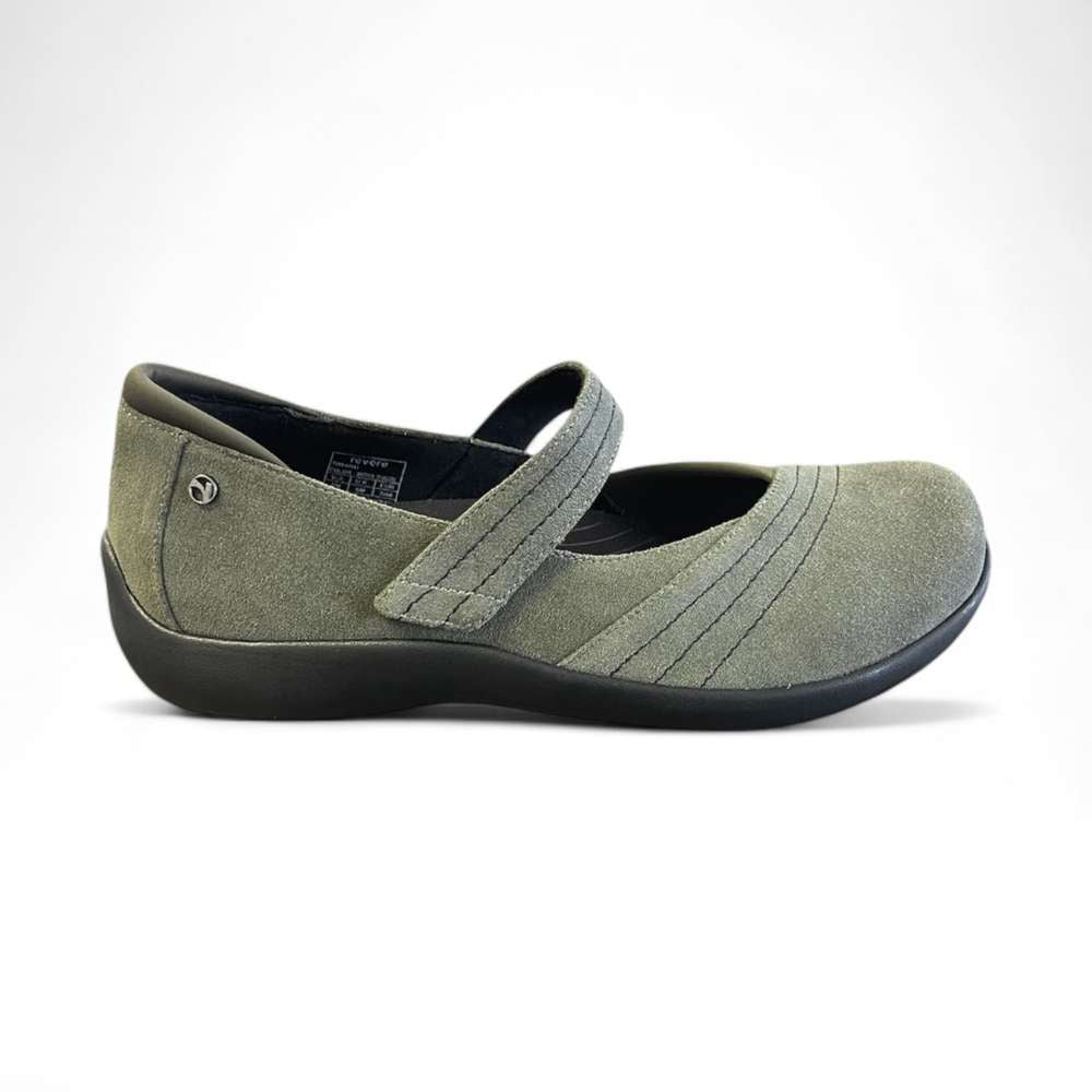 Timaru Mary-Jane - Moss Suede