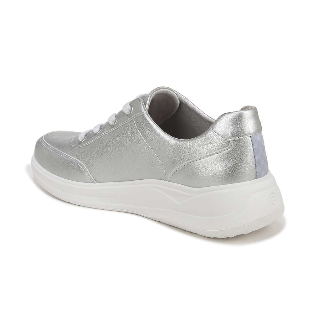 Times Square Lace-Up Casual Sneaker - Silver