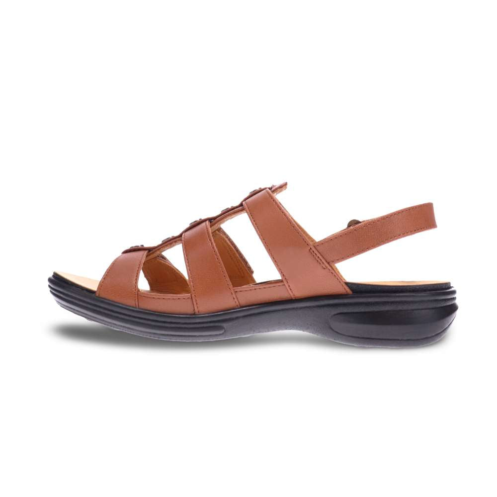 Toledo Slingback Sandal - Cognac