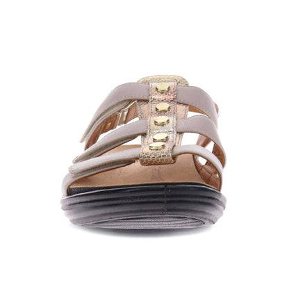 Toledo Slingback Sandal - Mixed Metallic