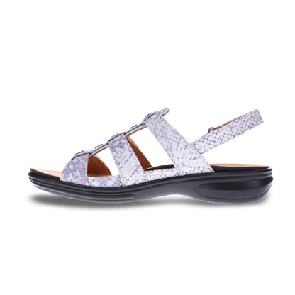 Toledo Slingback Sandal - Teal Snake