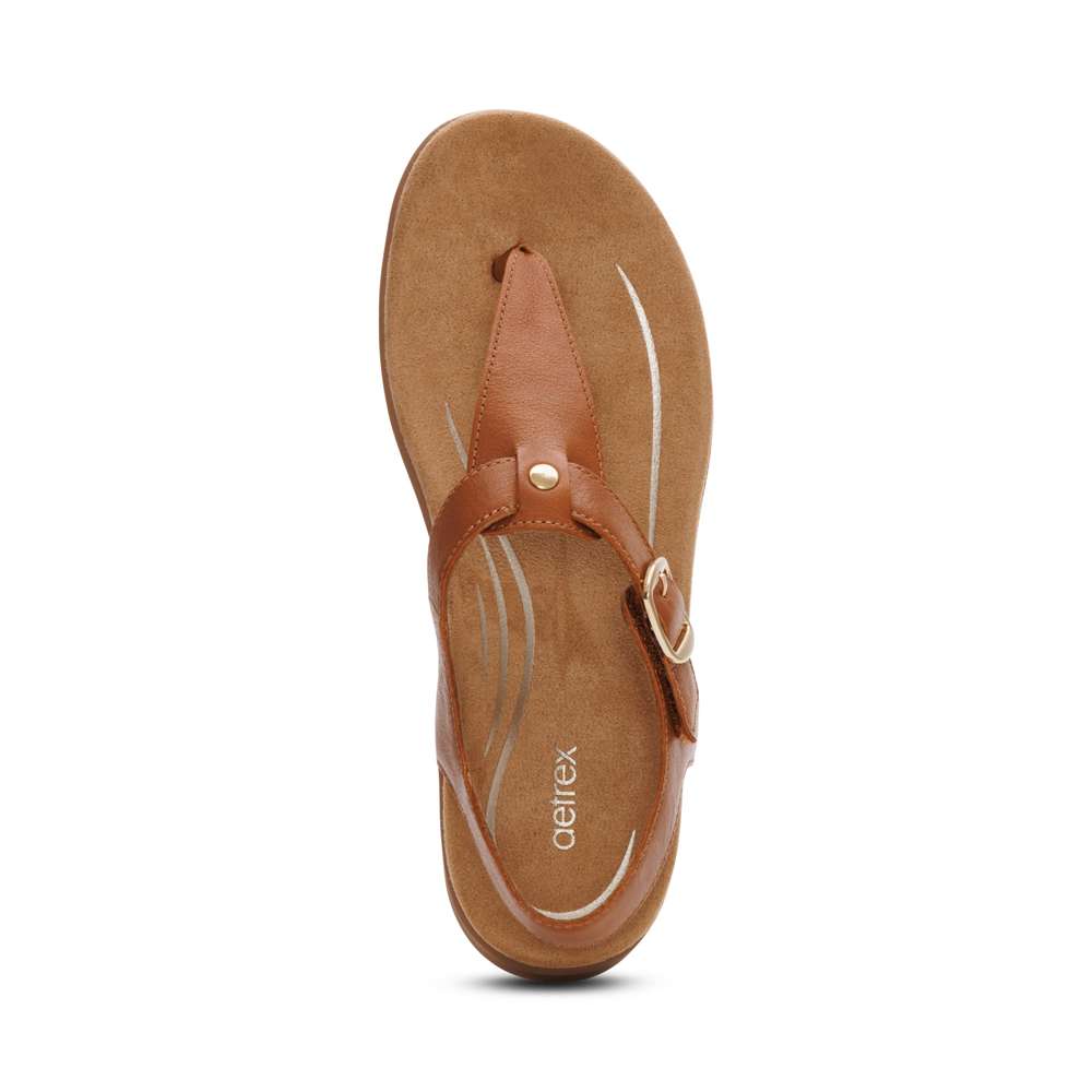 Tracey Adjustable Sandal - Cognac