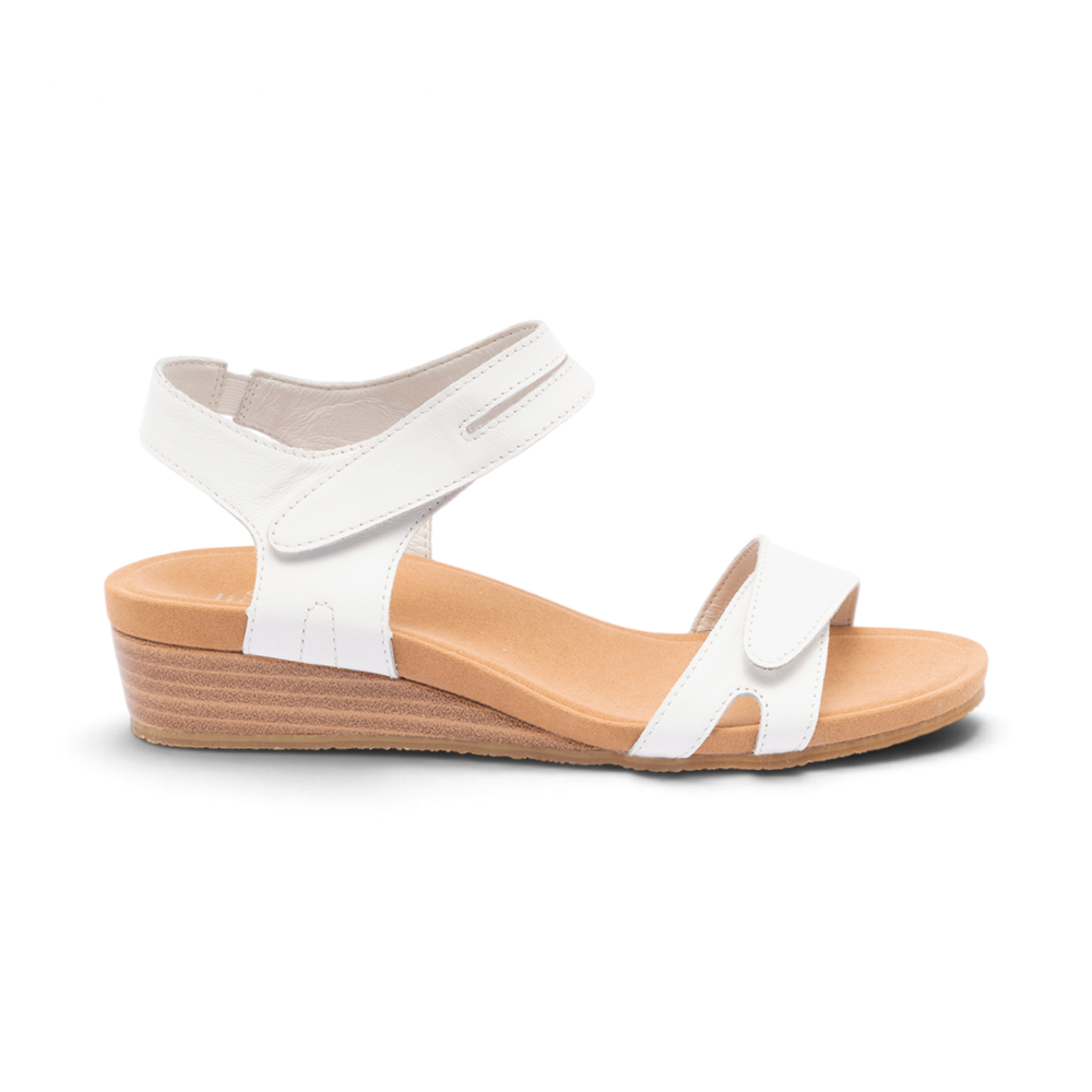 Utah Plain Sandal - White