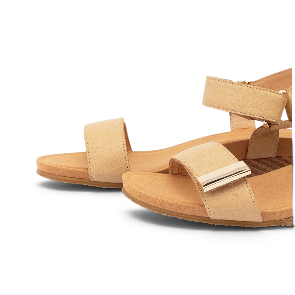 Utica Plain Sandal - Honey / Neutral