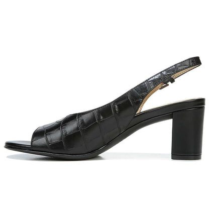 Vale Slingback - Black Croc