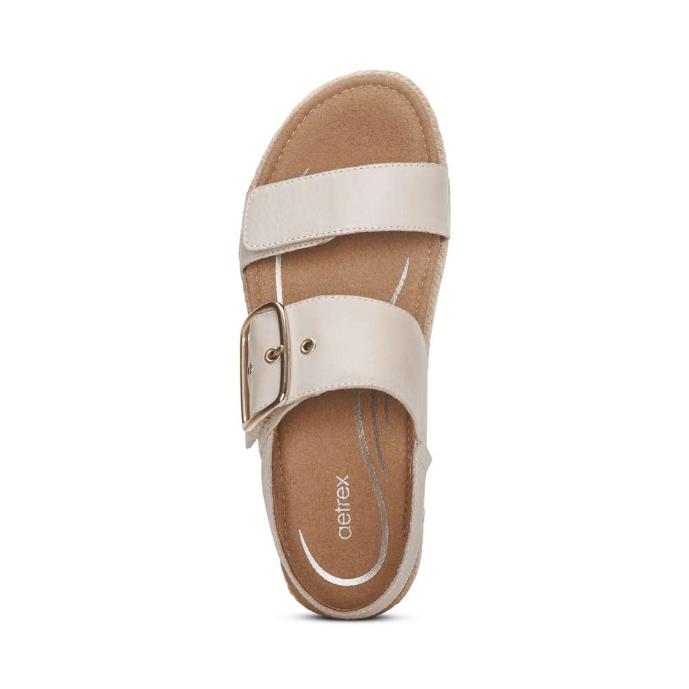 Vania Platform Sandal - Ivory