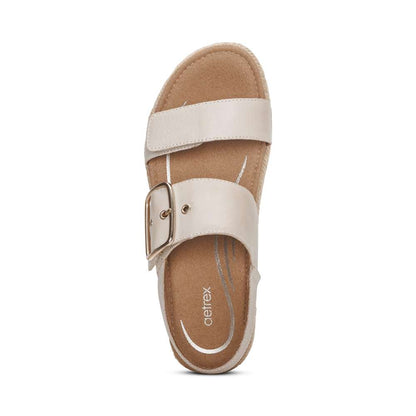 Vania Platform Sandal - Ivory