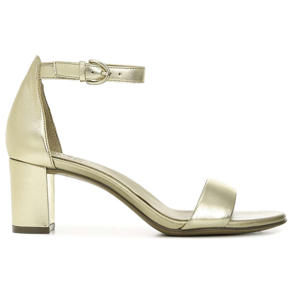 Vera Dress Sandal - Dark Gold Leather
