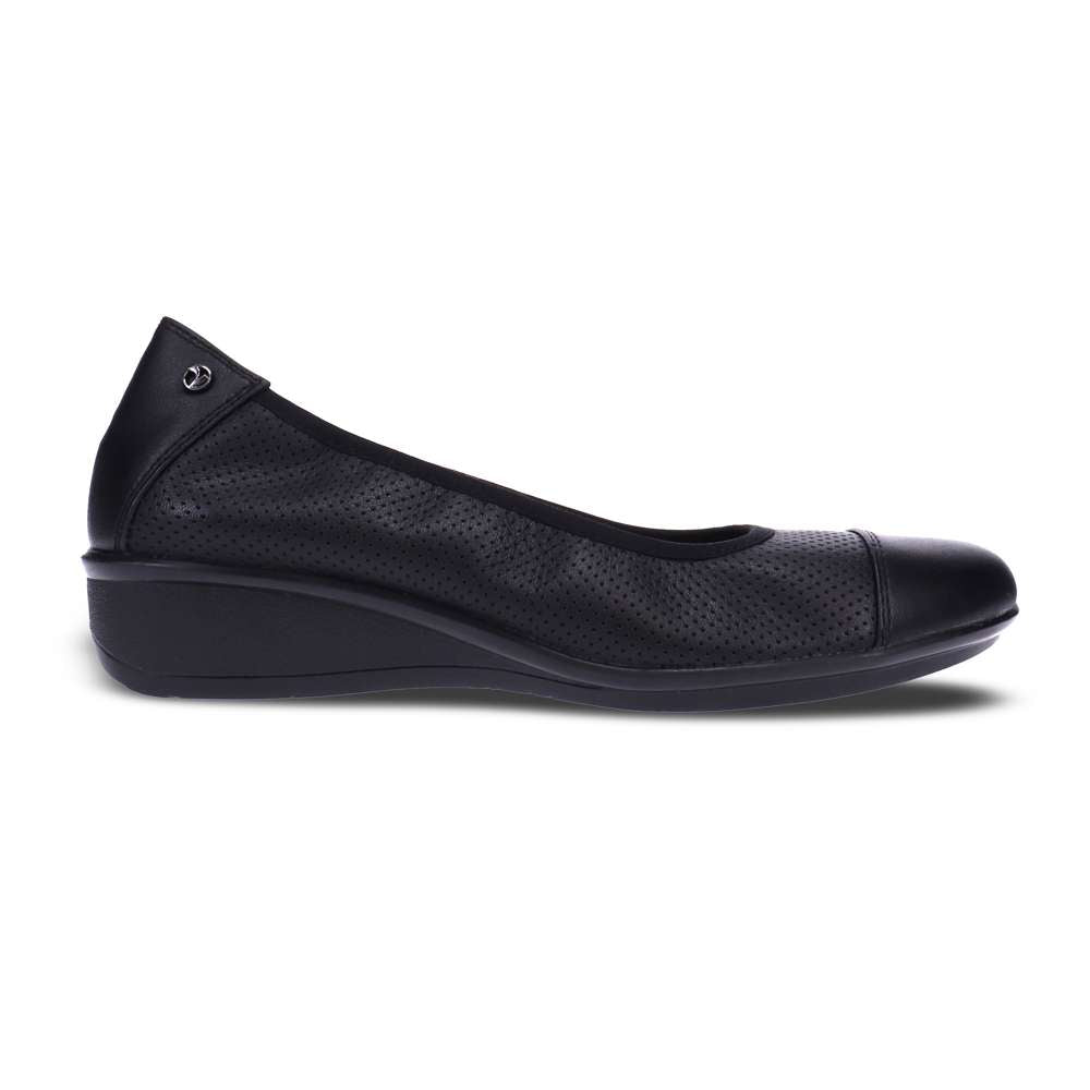 Verona Ballet Wedge - Black