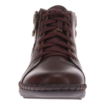 Wanda Zip Boot - Chocolate