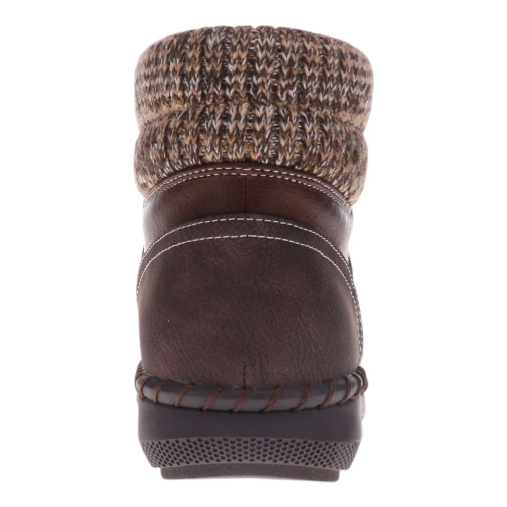 Wanda Zip Boot - Chocolate