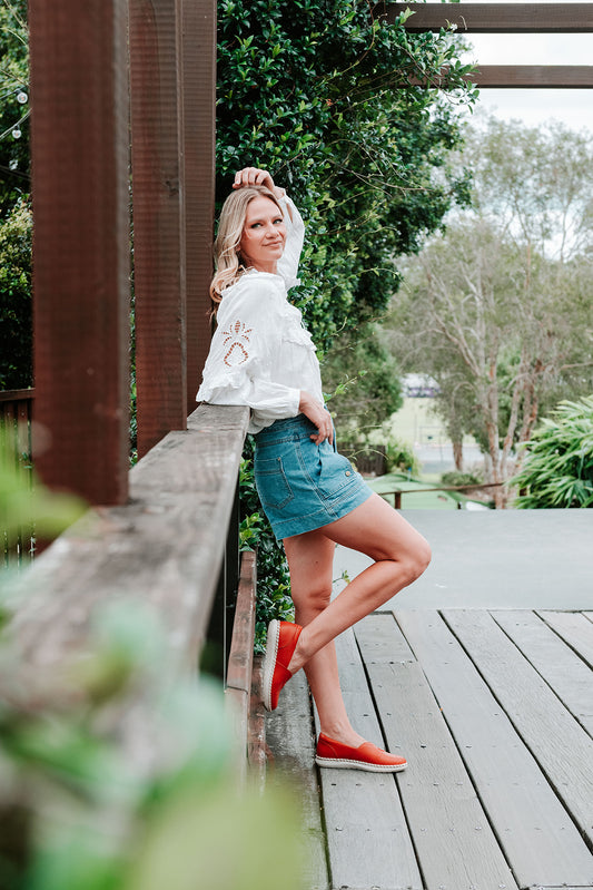 Lifestyle image for Wink Casual Shoe - Blue